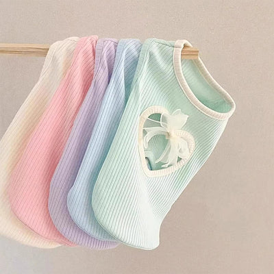 Chaleco Fino Estilo Japonés y Coreano con Moño para Perros Pequeños y Gatos - Image 18