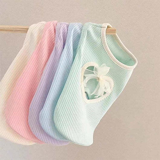 Chaleco Fino Estilo Japonés y Coreano con Moño para Perros Pequeños y Gatos - Image 18