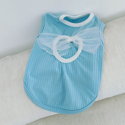 Chaleco Fino Estilo Japonés y Coreano con Moño para Perros Pequeños y Gatos - Image 19