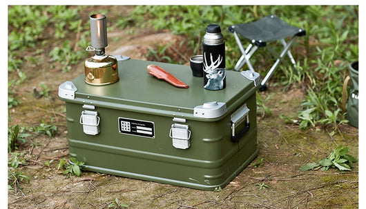 Caja de Almacenamiento Portátil de Aluminio para Camping y Vehículos - Image 23