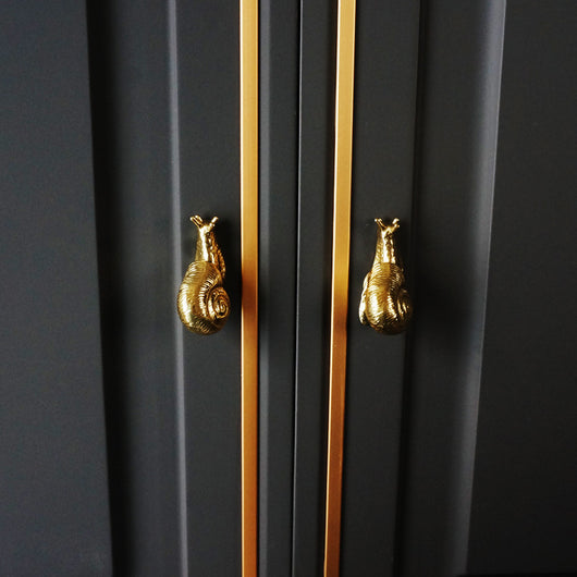 Tirador de Caracol Retro Europeo en Latón para Muebles y Puertas - Image 10