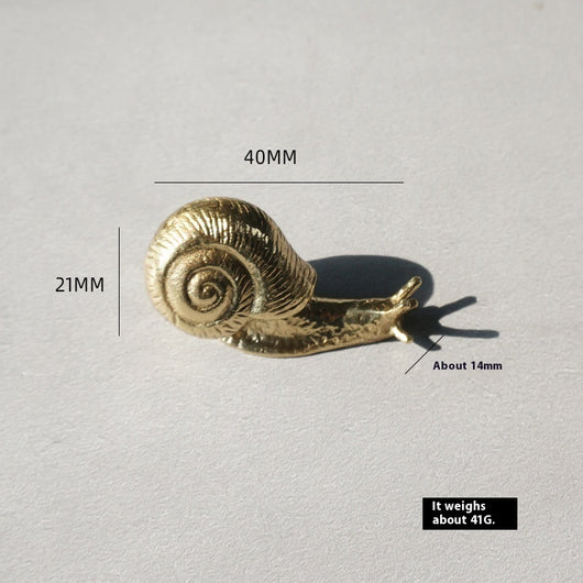 Tirador de Caracol Retro Europeo en Latón para Muebles y Puertas - Image 15