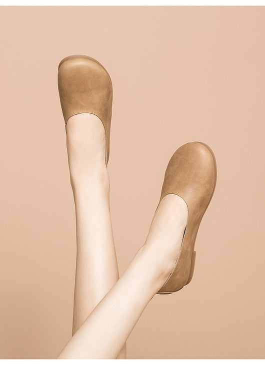 Zapatos Planos de Cuero Vacuno para Mujer - Diseño Minimalista - Image 20