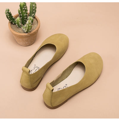 Zapatos Planos de Cuero Vacuno para Mujer - Diseño Minimalista - Image 21