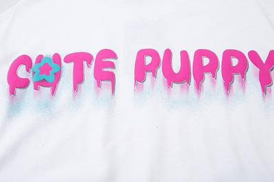 Camiseta Suelta Estampado Graffiti Cartoon para Hombre - Image 24