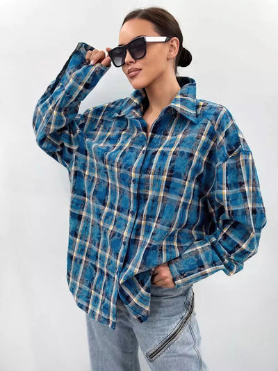 Camiseta Retro Desgastada de Largo Medio para Mujer - Image 15