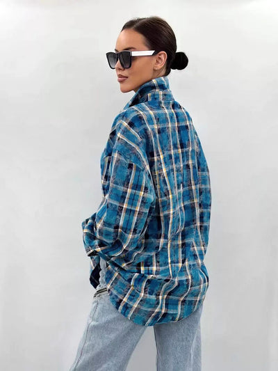 Camiseta Retro Desgastada de Largo Medio para Mujer - Image 17