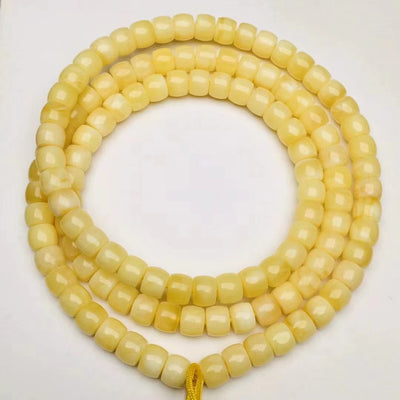 Cuentas de Buda de Cera de Abeja Natural Corte Recto - Accesorios Artesanales - Image 11