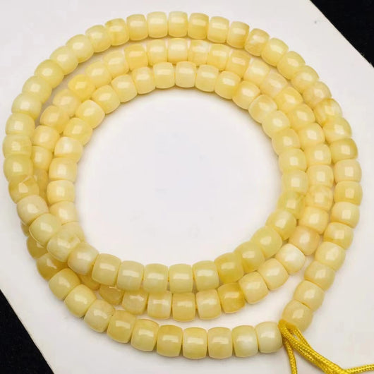 Cuentas de Buda de Cera de Abeja Natural Corte Recto - Accesorios Artesanales - Image 13