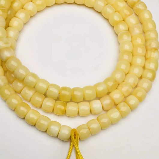 Cuentas de Buda de Cera de Abeja Natural Corte Recto - Accesorios Artesanales - Image 14