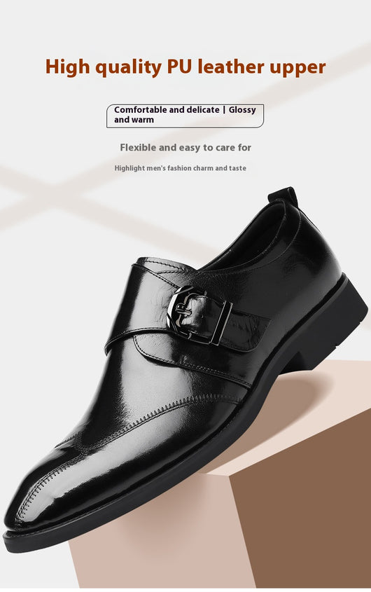 Zapatos de Cuero Casuales para Hombre con Hebilla y Bordado Termocrómico - Image 39