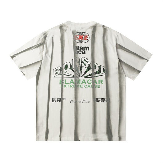 Camiseta Manga Corta con Rayas Verticales para Hombre - Image 27