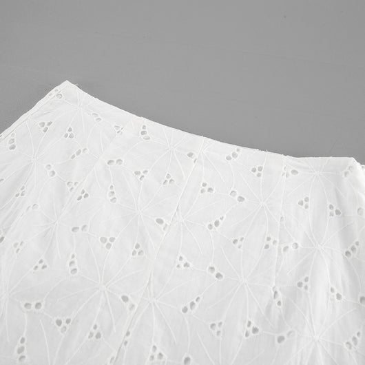 Conjunto de Blusa y Shorts Jacquard Suelto para Mujer - Image 14