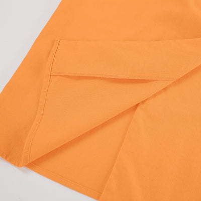 Conjunto Dos Piezas Naranja con Corpiño de Encaje y Cordones para Mujer - Image 9