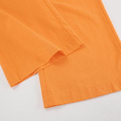 Conjunto Dos Piezas Naranja con Corpiño de Encaje y Cordones para Mujer - Image 18