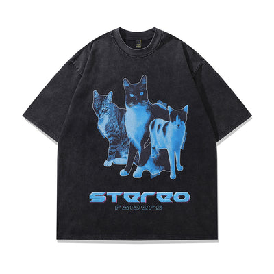 Camiseta Oversized Hip Hop Streetwear Unisex con Estampa Divertida Doberman - Image 22