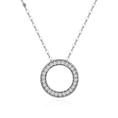 Collar Colgante de Plata Esterlina 925 con Diamantes Redondos - Image 9