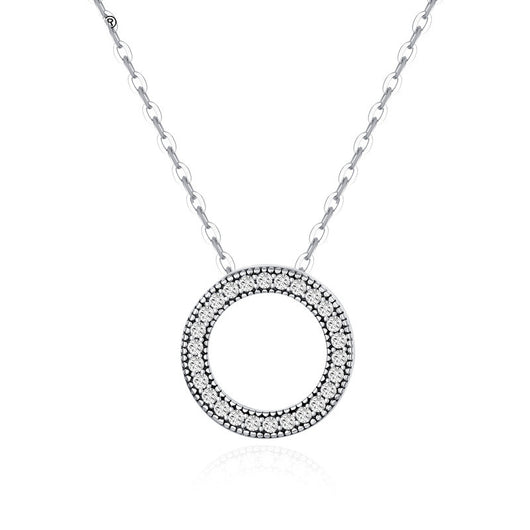 Collar Colgante de Plata Esterlina 925 con Diamantes Redondos - Image 10