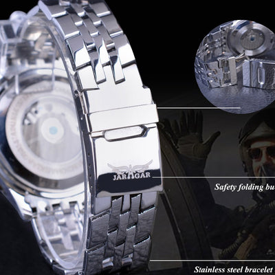 Reloj Mecánico Tourbillon Hueco de Diseño Casual con Esfera Grande - Image 7