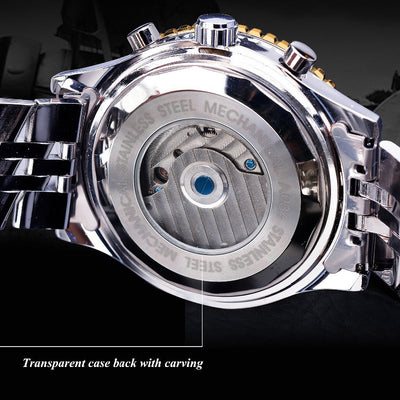 Reloj Mecánico Tourbillon Hueco de Diseño Casual con Esfera Grande - Image 9