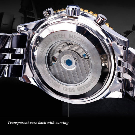 Reloj Mecánico Tourbillon Hueco de Diseño Casual con Esfera Grande - Image 9