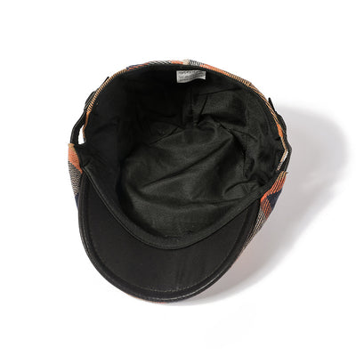 Gorra de Cuadros Artística de Algodón Retro - Image 12