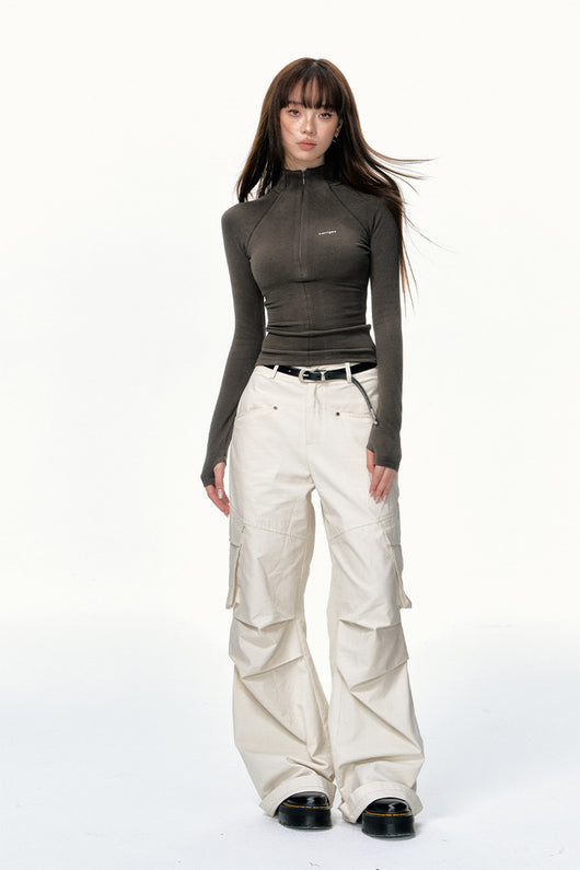 Blusa Básica de Dralon Estilo Americano para Mujer - Image 15