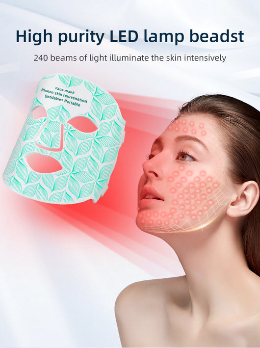 Dispositivo LED de Rejuvenecimiento Facial con Silicona - Image 10