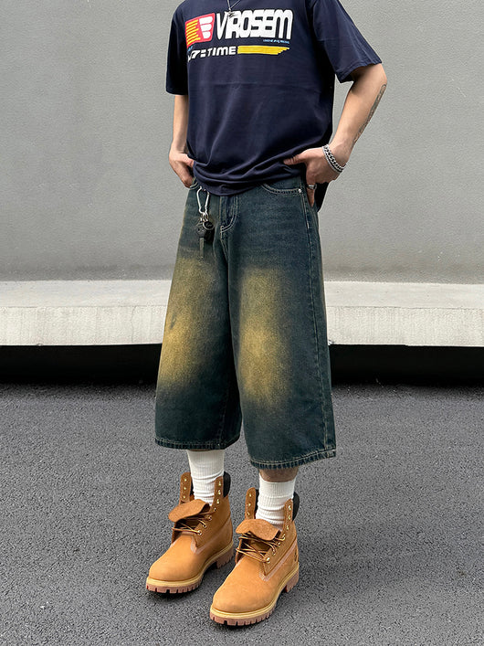 Jeans Cropped Desgastados Premium para Hombre - Image 16