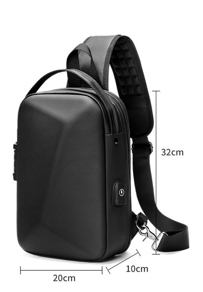 Bolsa Crossbody para Hombre con Carga USB, Impermeable y Antirrobo - Compatible con iPad 10.2" - Image 16