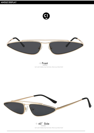 Gafas de Sol Vintage con Doble Marco Metálico - Image 12