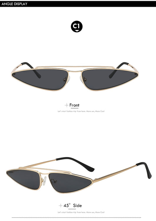 Gafas de Sol Vintage con Doble Marco Metálico - Image 12