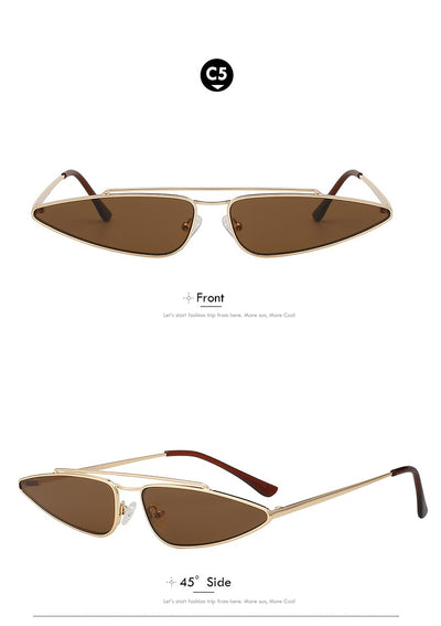 Gafas de Sol Vintage con Doble Marco Metálico - Image 17