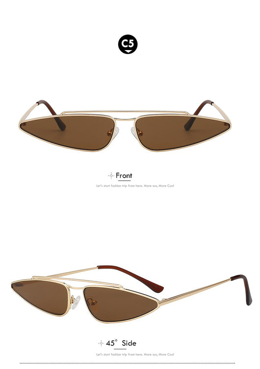 Gafas de Sol Vintage con Doble Marco Metálico - Image 17