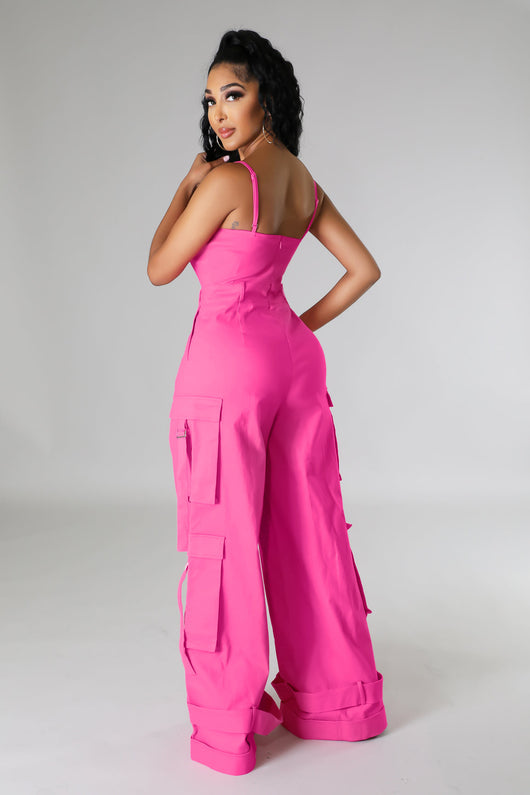 Jumpsuit de Trabajo para Mujer con Bolsillos Múltiples y Pierna Ancha - Image 17
