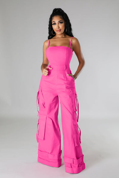 Jumpsuit de Trabajo para Mujer con Bolsillos Múltiples y Pierna Ancha - Image 34
