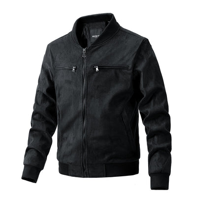 men's jacket, jacket, olive green, dark green, bomber jacket, casual - Image 20