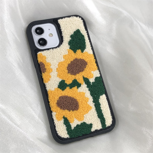 Funda Teléfono Girasol Peluche - Diseño Fashion - Image 12