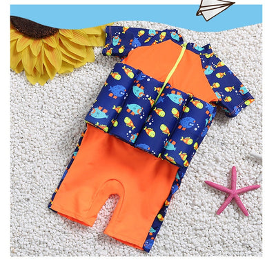 Traje de Baño Flotador para Bebés y Niñas - Enterizo de Seguridad Acuática - Image 18