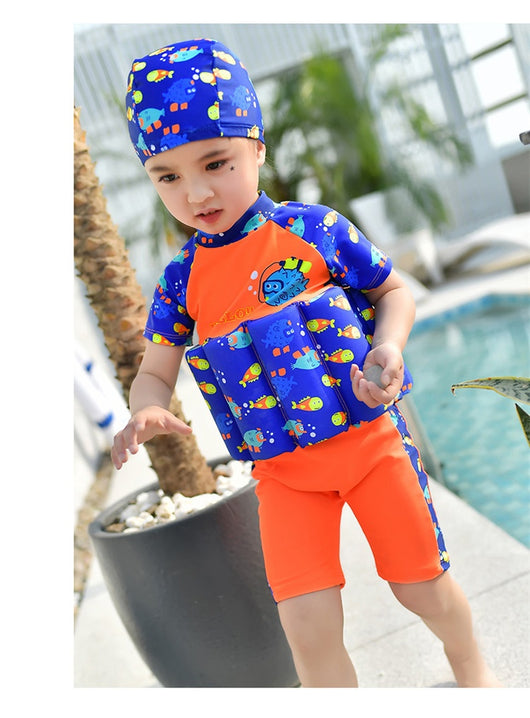Traje de Baño Flotador para Bebés y Niñas - Enterizo de Seguridad Acuática - Image 22