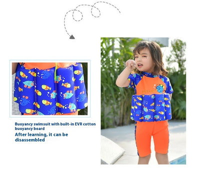 Traje de Baño Flotador para Bebés y Niñas - Enterizo de Seguridad Acuática - Image 27