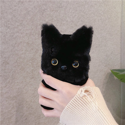 Funda para teléfono gato de peluche - Image 7