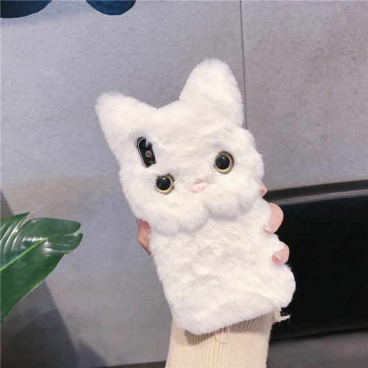 Funda para teléfono gato de peluche - Image 11
