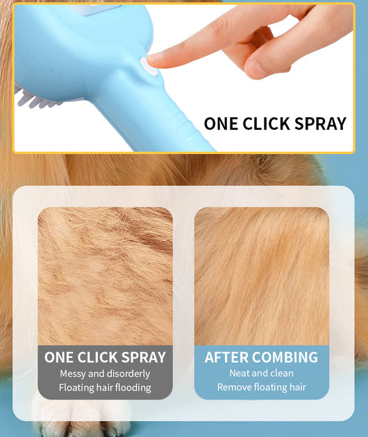 Cepillo de Aseo para Gatos y Perros con Niebla - Autolimpiable Recargable - Image 21
