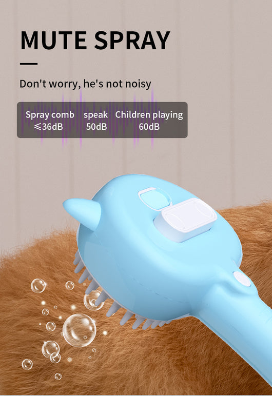 Cepillo de Aseo para Mascotas con Nebulizador y Autolimpieza Recargable - Image 17