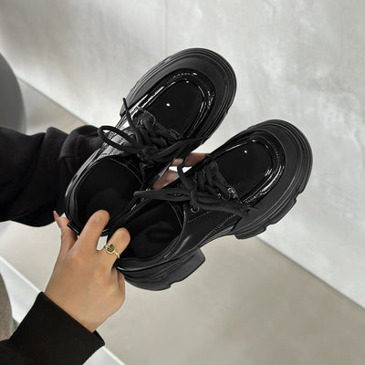 Zapatos de Cuero con Plataforma Gruesa y Aumento de Altura - Image 15