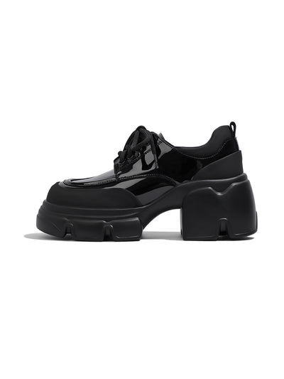 Zapatos de Cuero con Plataforma Gruesa y Aumento de Altura - Image 17