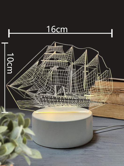Lámpara LED 3D Nocturna USB - Luz Ambiental para Dormitorio - Image 62