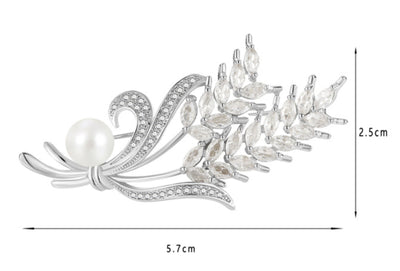 Broche Decorativo Estilo Trigo - Accesorio de Moda Nicho - Image 8