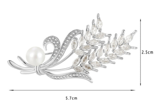 Broche Decorativo Estilo Trigo - Accesorio de Moda Nicho - Image 8